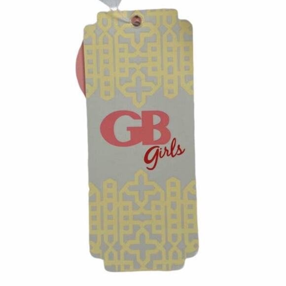 GB Girls Hawaiian Flounce Bandeau Floral Bikini Top Blue Multicolor GIRLS 10 - Picture 8 of 11